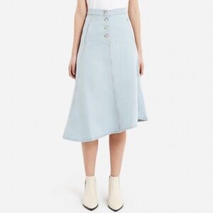 Acne Studios denim midi skirt blue